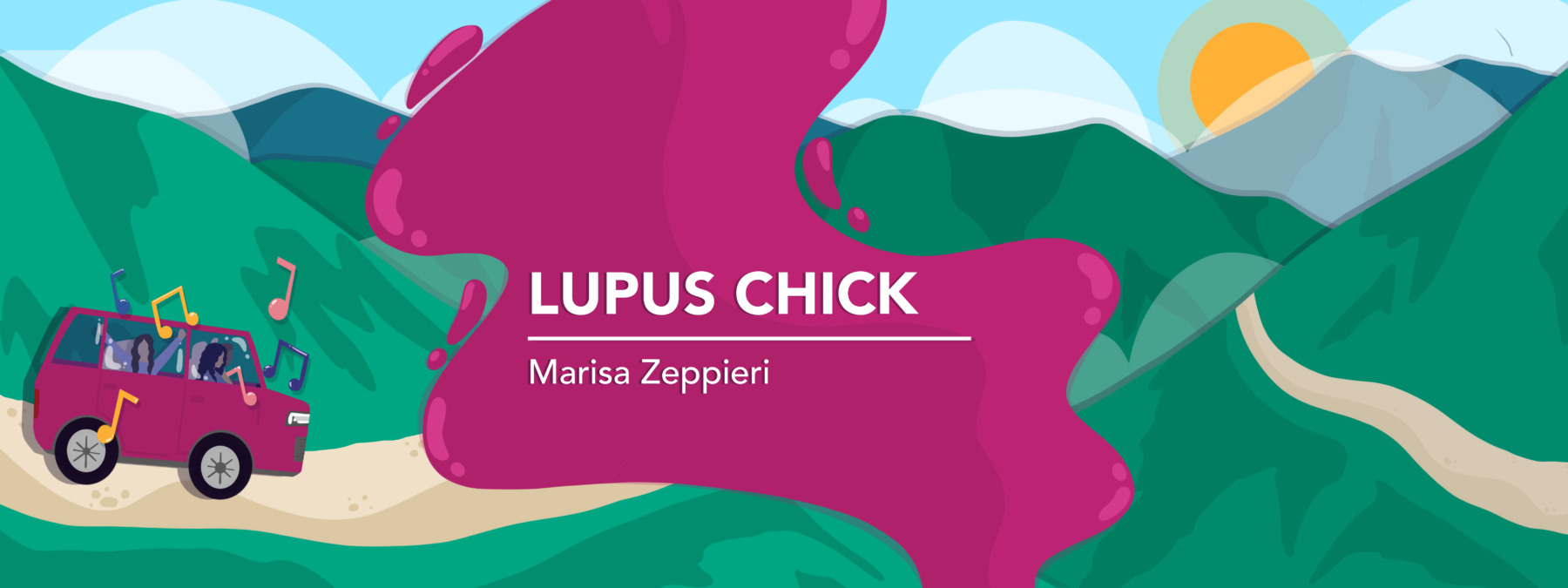 Banner for Marisa Zeppieri's column "Lupus Chick"