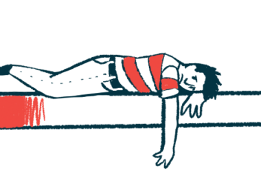 A person is shown lying down, illustrating depression.